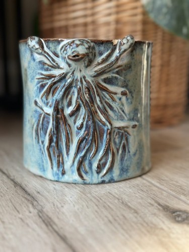 Osłonka Ceramiczna M - Korzenidło Szkliwiona OUTLET PLANTYKWRIAT